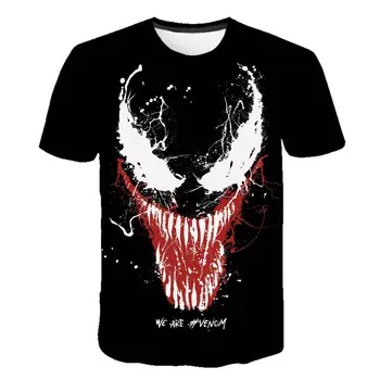 

2020 New Design Aesthetic hip hop Tshirt Men Big mouth Venom War t-shirt 3D Printed T-shirts Men Women Casual Fitness T Shirt
