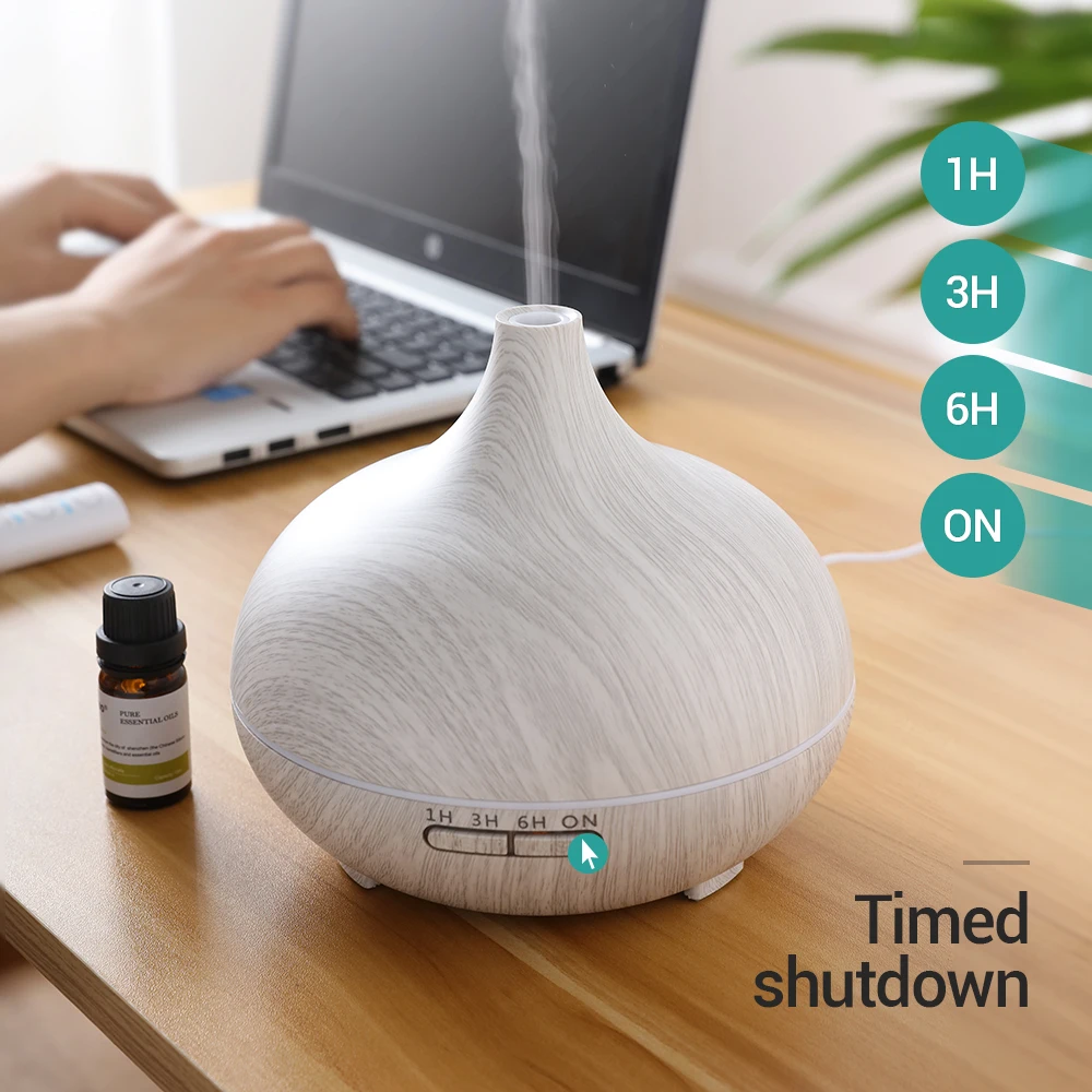 Kbaybo Ultrasonic Air Humidifier Essential Oil Diffuser Aroma Lamp Aromatherapy Electric Aroma Diffuser Mist Maker