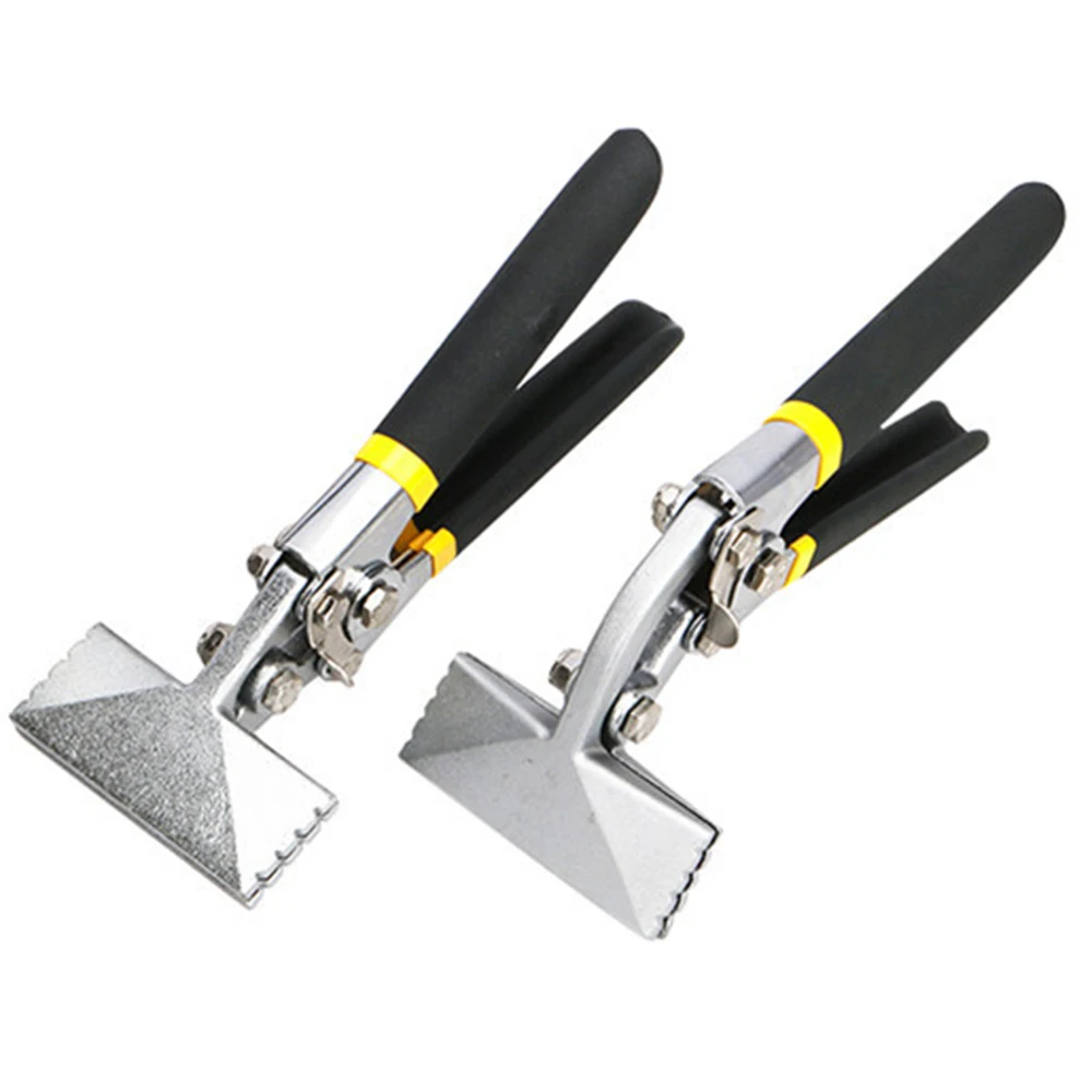 

2PCS Sheet Metal Bending Pliers Crimping Hand Seamer Straight Straight 75mm+Elbow 75mm Set For Heavy-duty Applications