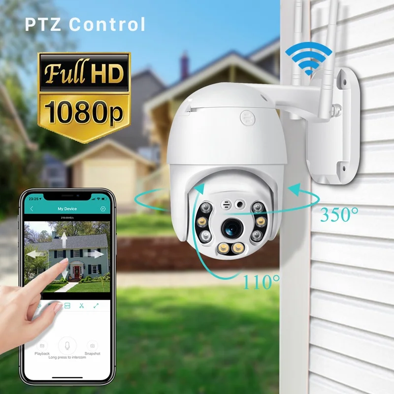 IP Беспроводной купол безопасности Камера 1080p Full HD Wi-Fi домашние Камеры Скрытого