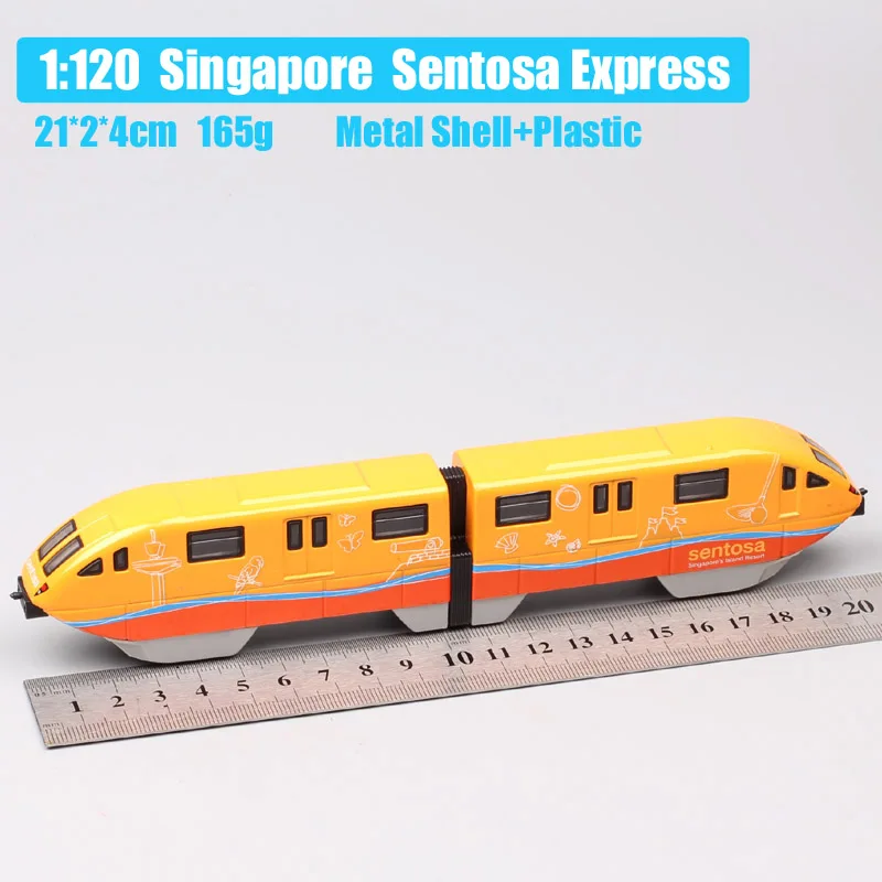 1:120 весы Сингапур Sentosa Express monorail line#1 серфинг железная дорога литье под давлением и автомобили-модельная игрушка для мальчиков подарок сувенир