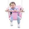 Baby Canvas Hanging Swing w/ Cotton Home Outdoor Hammock Toy for Toddler Pink 1