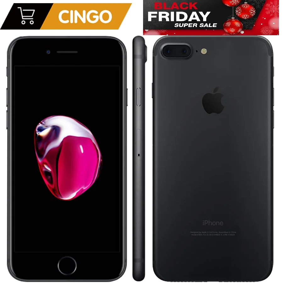 Apple Iphone 7 Plus 3gb Ram 32 128gb 256gb Ios Handy Lte 12 0 Mp Kamera Apple Quad Core Fingerprint 12mp 2910ma Phone Lte 3gb Ramcell Phones Lte Aliexpress