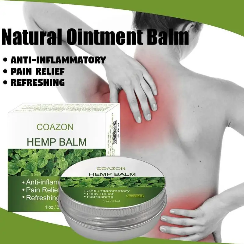 

1pc Hemp Seed Cream Pain Relief Hemp Extract Salve All Natural Refreshing Hemp Balm Health Care Hemp Cream