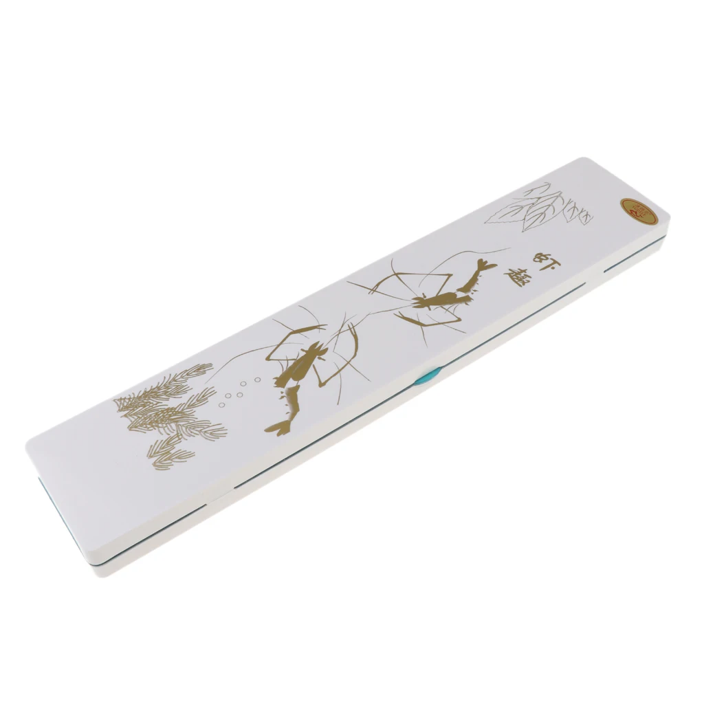 Shockproof Fishing Sub-Line Hooks Storage Case Fish Wire Tackle Gear Box with Beautiful Chinese Style Print