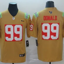 Стилизованный, Los Angel Jared Goff, Eric, Todd garley II, Aaron Donald, Nick Foles rams Elite для мужчин Джерси