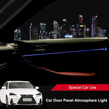 

QHCP Car Door Atmosphere LED Lights Romantic Lamps Interior Decoration Fit For IS300 200T 250 2013 2014 2015 2016 2017 2018 2019