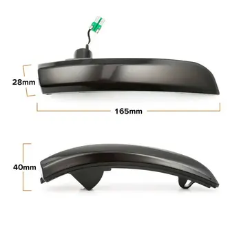

2pcs/set Rear View Mirror Turn Signal Lights For Ford Kuga Ecosport 2013-2018