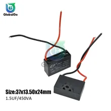 CBB61 1UF 1.2UF 1.5UF 1.8UF 2UF 2.5UF 3UF 3.5UF AC Motor Speed Run Capacitor Fan Refrigerator Start Capacitors