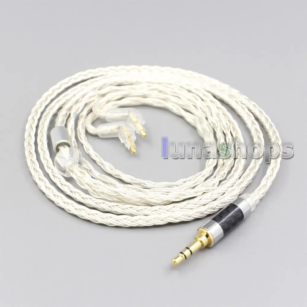 LN007202 16 Core OCC Silver Plated Headphone Earphone Cable For Sony MDR EX1000 MDR EX600 MDR EX800 MDR 7550
