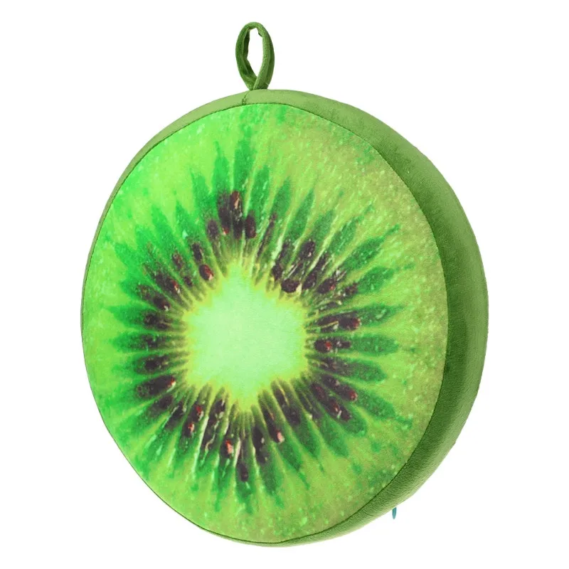 3D Fruit Office Chair Back Cushion Sofa Throw Pillow Cover Cushion Pet Pad Cover - Цвет: kiwi fruit