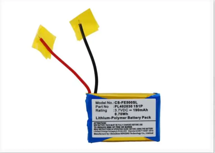 Аккумулятор Cameron Sino 190 мАч для FIIO E3 E5 E6 PL402030 1S1P|Цифровые аккумуляторы| |