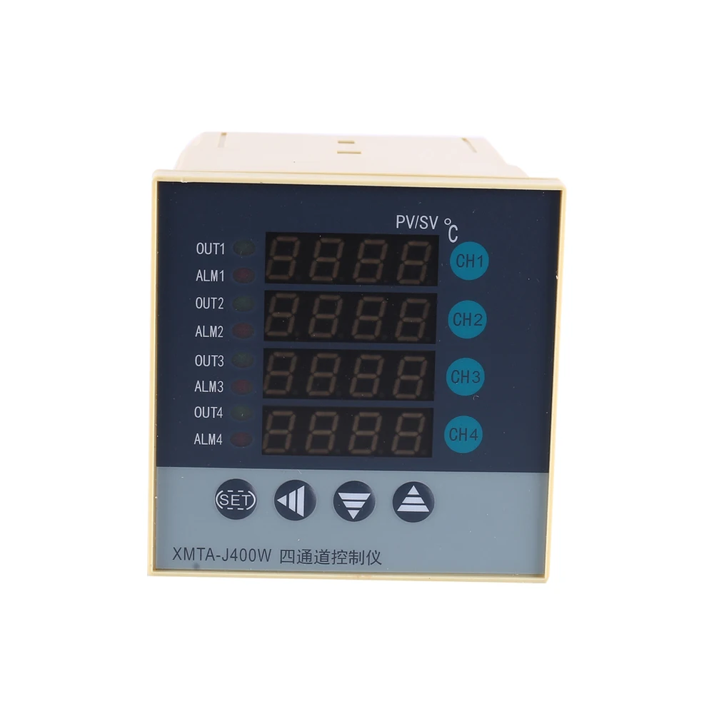 AC 220V 4-канальный Температура контроллер реле Выход для TP100 Тип-K/E/J/R/Cu50/SWr25 регулятор температуры с термопарным Сенсор
