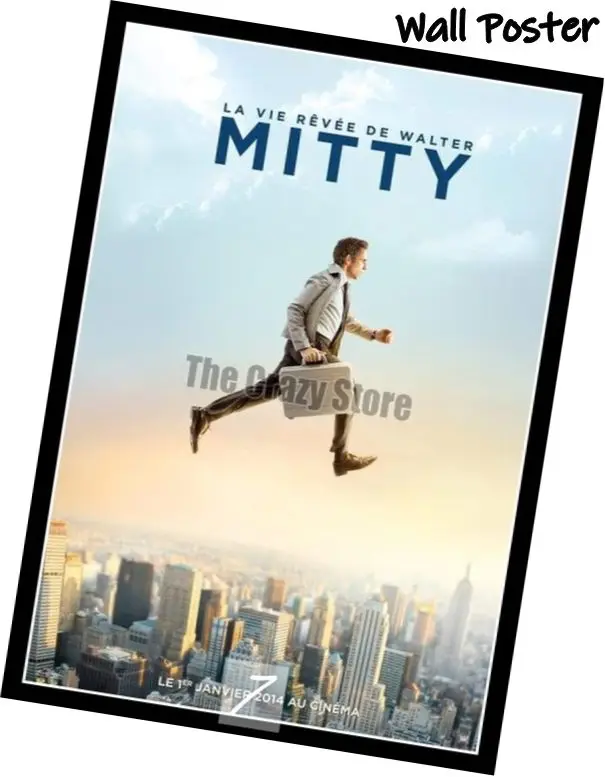 Тайная жизнь Walter Mitty фильм домашняя декоративная живопись белый плакат на крафт-бумаге 42X30 см - Цвет: Фиолетовый