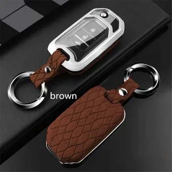 

Key Cover Shell Case Holder Key Case Galvanized Alloy For Honda Accord Jazz CRV Crider HRV Jade Folding