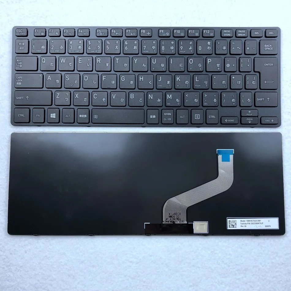 Японская Клавиатура для ноутбука Toshiba модели TBM18C70J0-3561 PN G83C000K75JP макет JP |