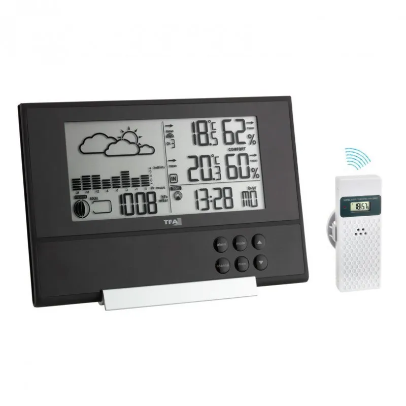 Цифровая метеостанция c диаграммой давления TFA 35.1106