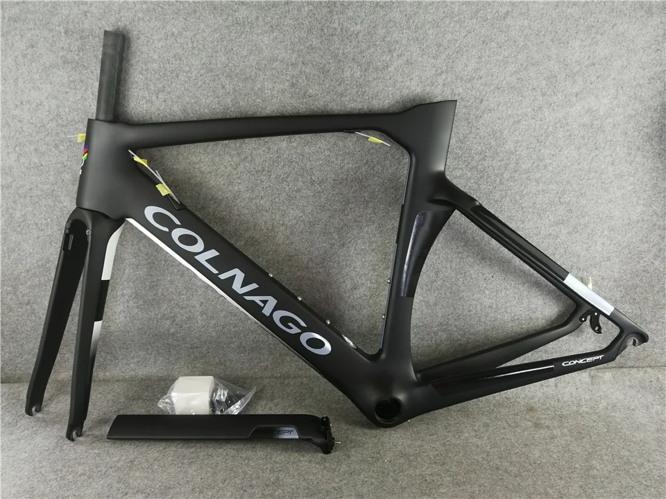 Perfect 2019 BLACK Colnago Concept carbon frame UD Matte road carbon frame 3