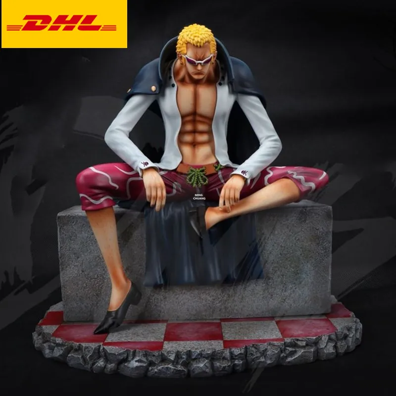 1" Цельная статуя Dressrosa бюст donquixote doflamingo полноразмерная портретная нить фруктовая анимационная фигурка GK игрушечная Коробка 25 см V588