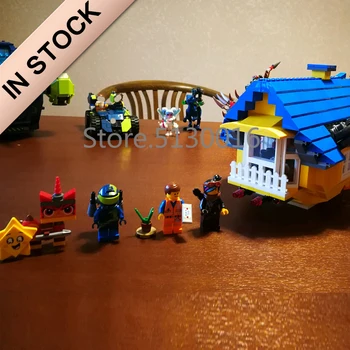 

In stock 11250 Emmet's Dream House Rescue Rocket 706Pcs Building Blocks Compatible 70831 45010 Bricks Building Toys Big movie