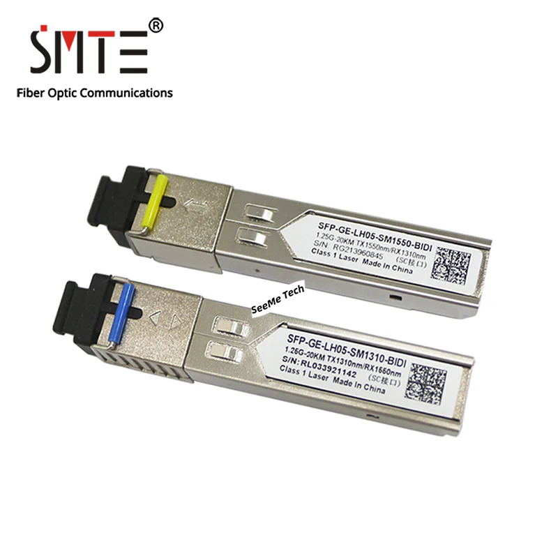1 25G TX1310nm/RX1550nm TX1550nm/RX1310nm 20KM SC DDM для одномодового одноволоконного SFP HUAWEI