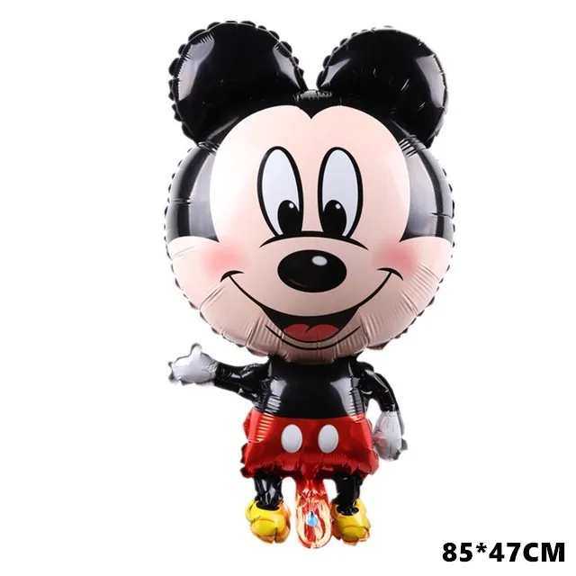 BINGTIAN 112 см шар Микки Минни Маус мультфильм алюминиевая фольга на день рождения шар ребенок день рождения украшение Классический - Цвет: Mickey A