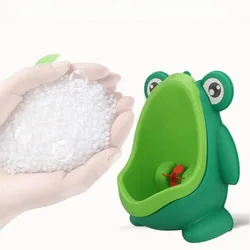 Mini parede montado sapo mictório crianças bebê viagem acampamento potty toalete treinamento bonito dos desenhos animados xixi infantil menino banheiro crianças pote