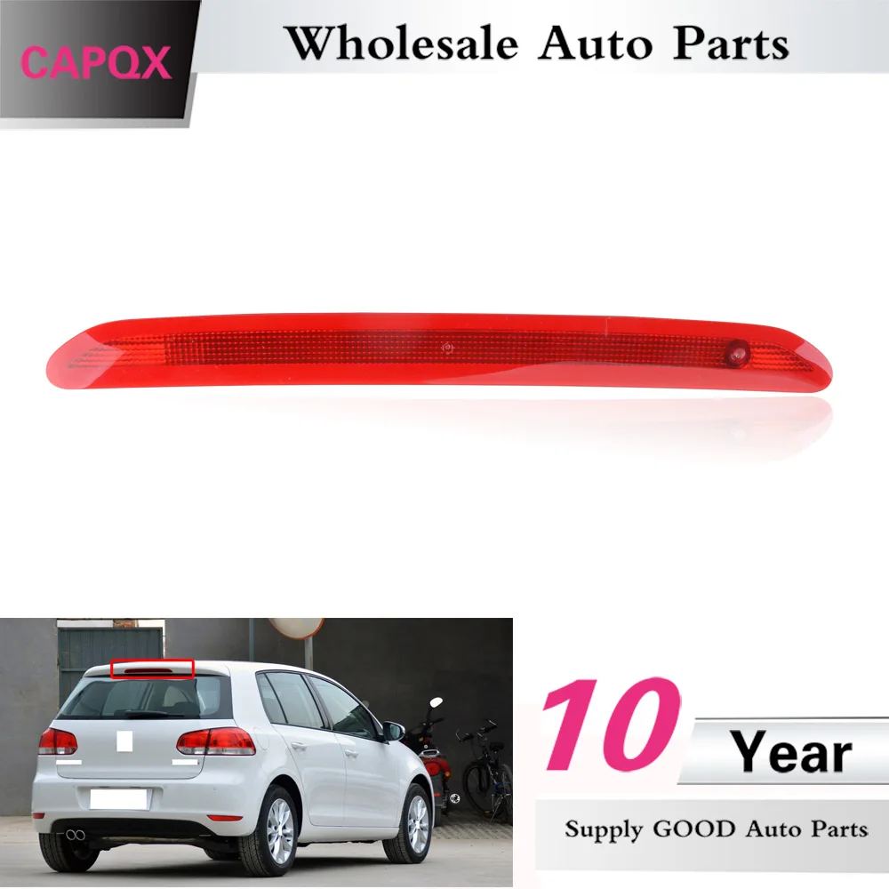 CAPQX высокое крепление стоп-светильник для Volkswagen VW Golf 6 Mk6 Polo 6R 2012- задний дополнительный тормозной фонарь