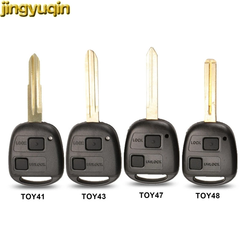 Пульт дистанционного управления Jingyuqin для Toyota Camry Rav4 Corolla Prado Yaris Tarago Cruiser Land 2/3BTN Fob