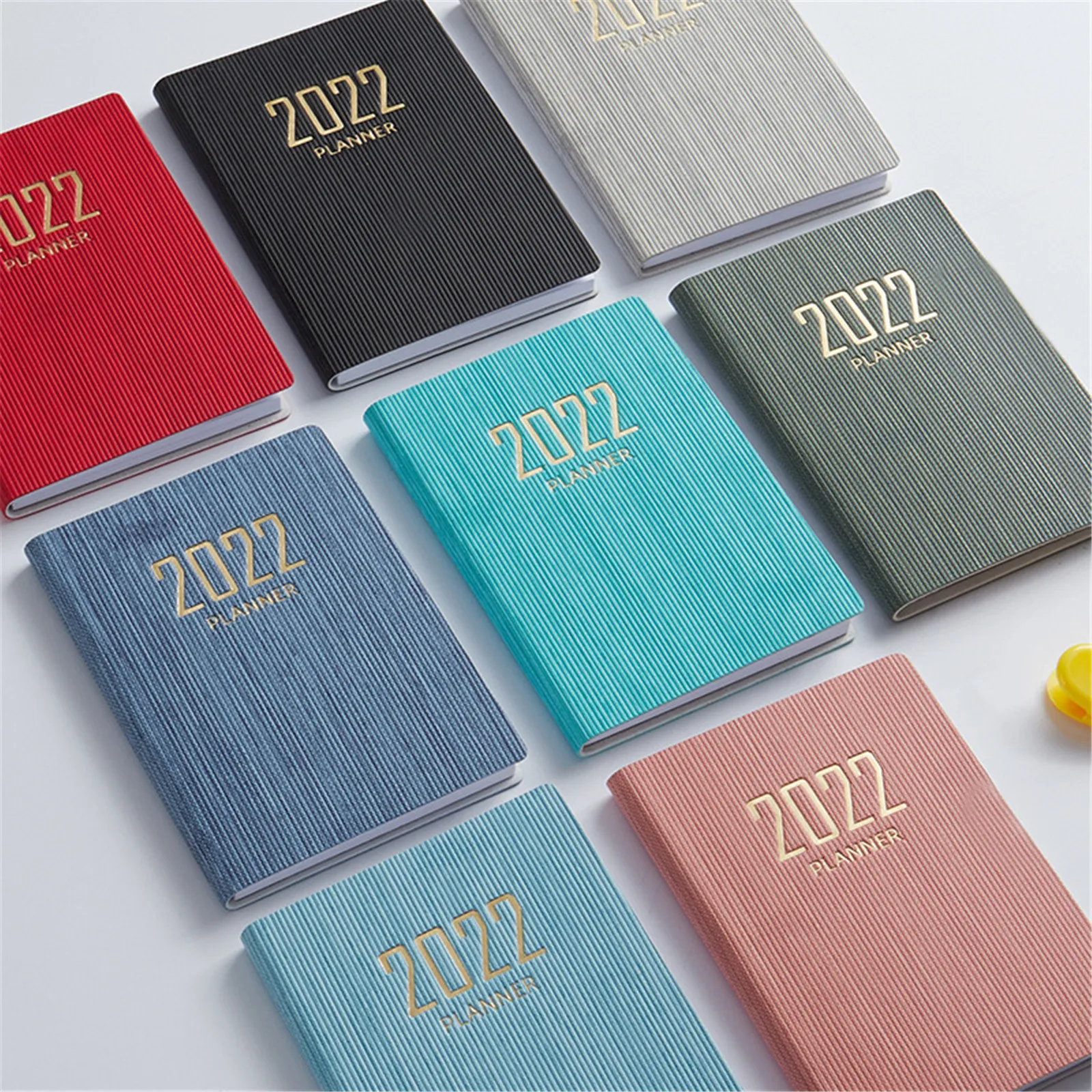 2022 A7 Notebook 365 Days Portable Pocket Notepad Daily Weekly Agenda Planner 