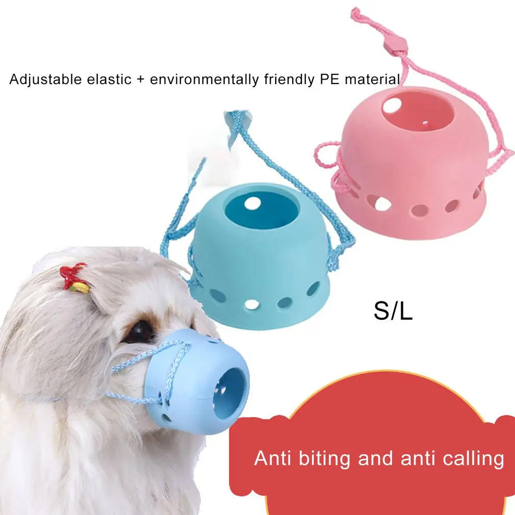 With Soft Plastic Round Dog Mouth Sets Dogs With Pet Mouth Masks Suitable For Jingba Cats Chow Chow Short Mouth Type