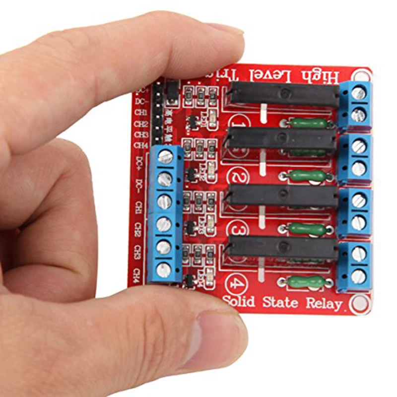 1 шт. четырехполосный твердотельный релейный модуль для Arduino
