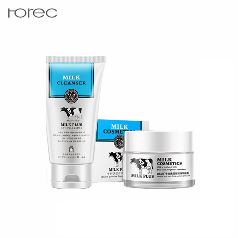 ROREC 2 шт. набор для ухода за кожей лица и молоком дневной крем/лосьон/очищающее