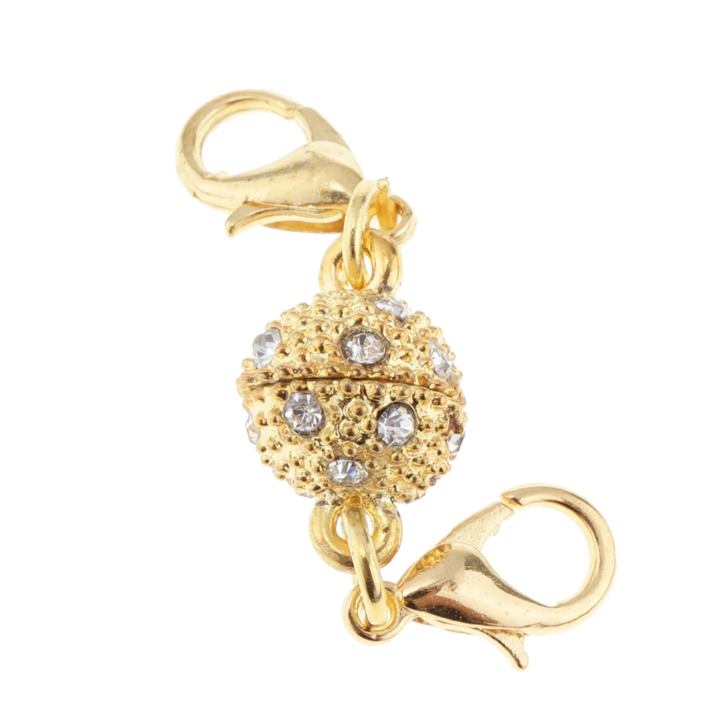 10pcs 8mm Lobster Magnetic Clasp Hook Converter Jewelry Repair Design Craft