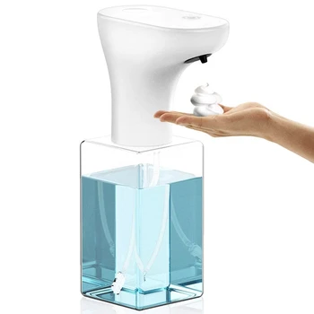 

Infrared Sensing Touch-Less Automatic Foam Soap Dispenser Portable Waterproof Soap Dispenser Bathroom Kitchen No Noise Liquid