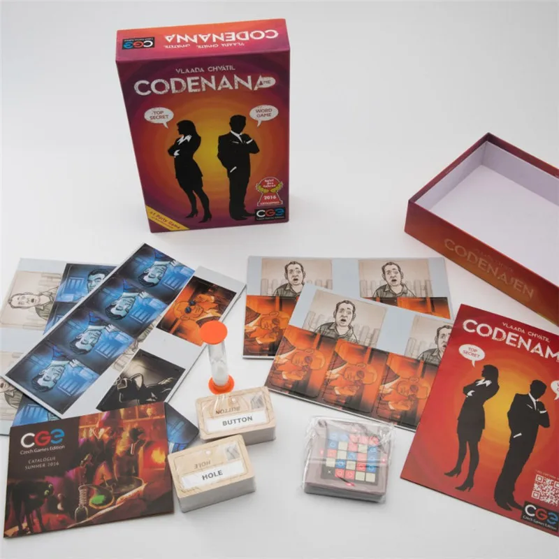 Codenamely Spy 007 тип люкс коробка Мега набор настольная игра салон вечерние Коллекционная настольная игра игрушка подарок для детей Взрослые