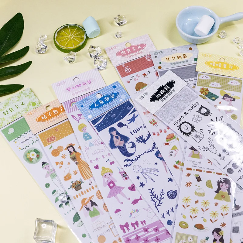1 шт. молодая девушка лента Washi Винтаж билет DIY декоративный Скрапбукинг