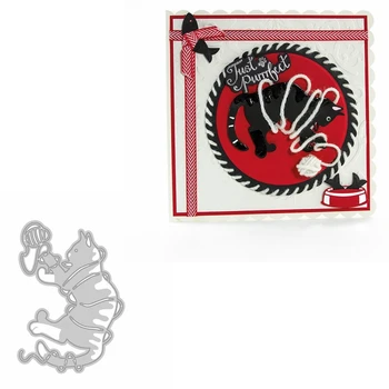 

Cat Catching Wool Ball Die Cuts For Card Making Cat&Wool Ball Metal Cutting Dies Stencils Decoration New 2019