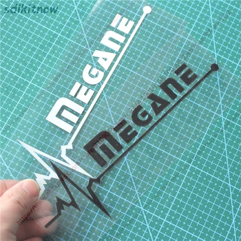 

1pc New 7x20cm Heart Car Sports Decal Sticker Styling Windows Door Decoration For Renault megane 2 3 4 ii accessories