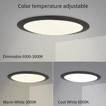 

Ultra-thin Ceiling Light Remote Control Dimming Energy Saving for Home Room XH8Z