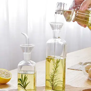 

High Borosilicate Glass Oil Pot Household Leak-proof Oil & Vinegar Pots Kitchen Soy Sauce Pot Oil Tank Seasoning Bottle