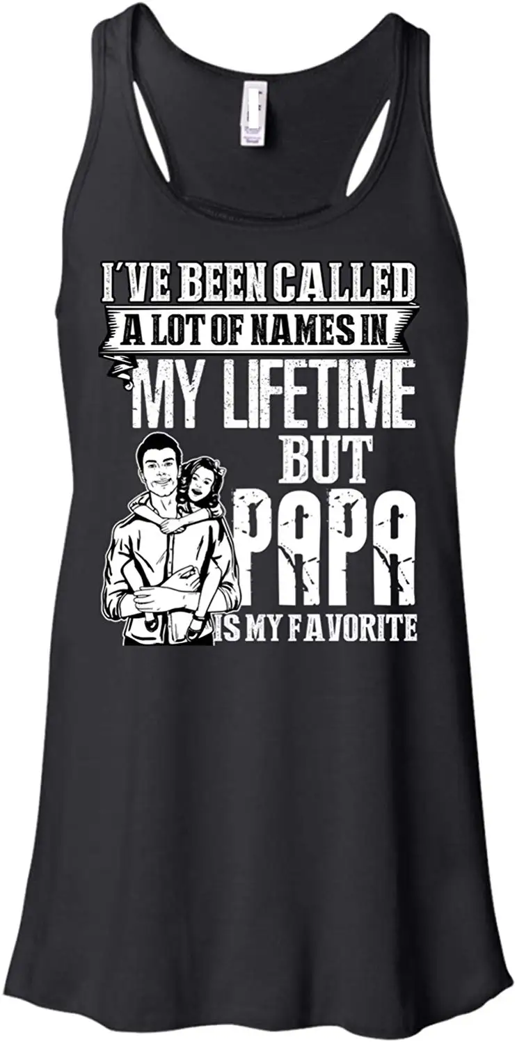Papa is My Favorite Racerback Tank Top T Shirt |