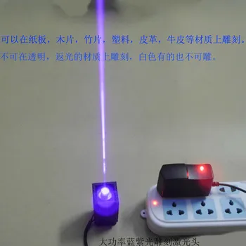 

12V Input High Power Dimmable Blue-violet DIY Engraving and Cutting Laser 3D Printing Laser Head