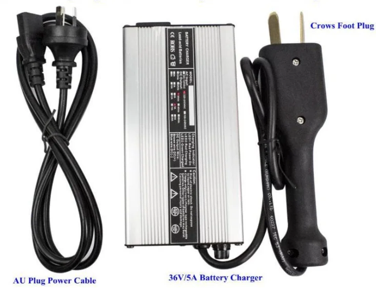 CLAITE US Plug 36V 5A TXT Гольф-кары зарядное устройство для клуба автомобиля DS ворон ноги Powerwise Plug