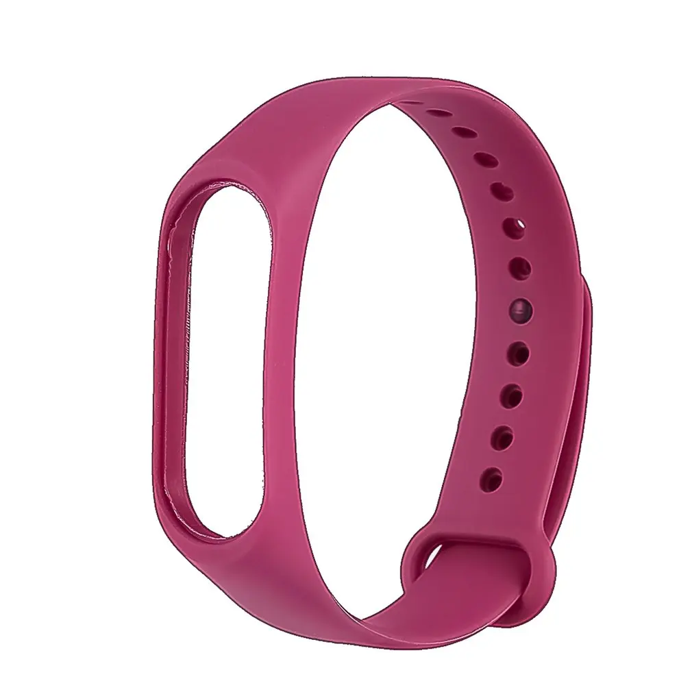 Red wine Красочные mi band 4 аксессуары pulseira mi band 4 ремешок сменный силиконовый ремешок для xiaomi mi4 умный Браслет - Цвет: Red wine