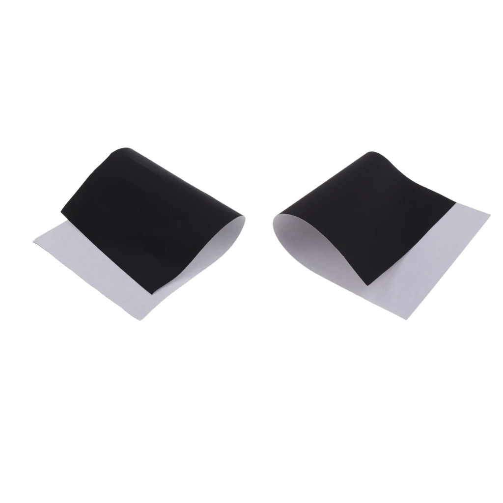 2pcs Nylon Self-adhesive Repair Patch for Down Jackets Tent Umbrella Black Backpacking Fishing Hunting