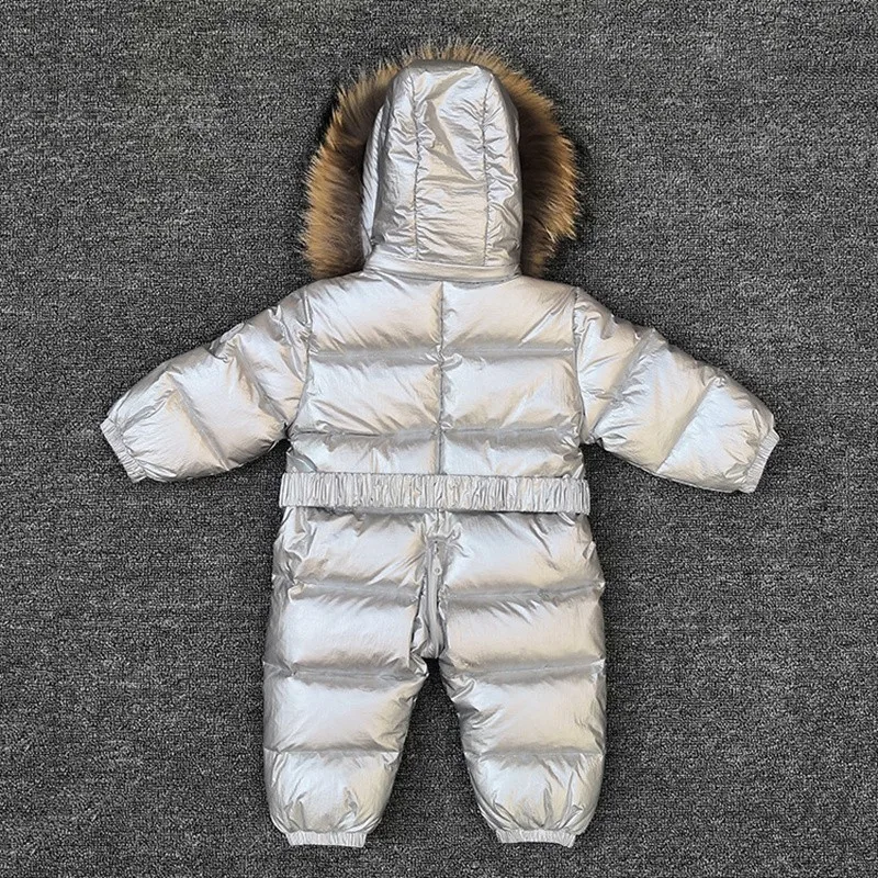 Температуру до-30 градусов; Комбинезоны для девочки, для малыша; зимняя одежда для малышей Зимняя одежда пуховая куртка зимняя куртка, для детей детские пальто Одежда для мальчиков и девочек