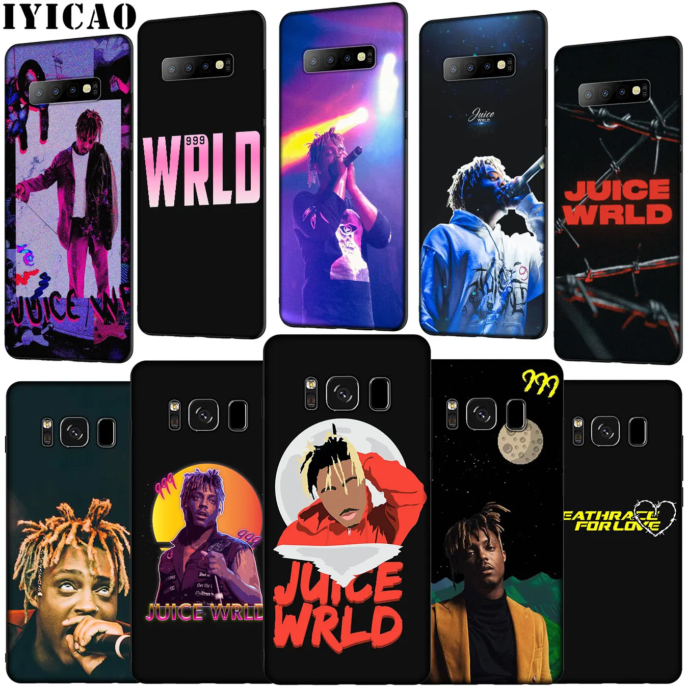 Мягкий силиконовый чехол для телефона IYICAO Hot singer Juice WRLD 99 Samsung Galaxy S20 Ultra S10 Lite S9 S8 Plus