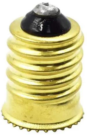 E14 E12 golden lamp base adapter converter (5)