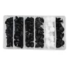 6 Size 100pcs Universal Mixed Auto Fastener Car Bumper Clips Body Push Retainer Pin Rivet Door Trim Panel Retainer Fastener Kit ► Photo 3/6